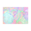 Original Pastel Bubble Abstract Canvas - Luxury Extra Large Wall Art - 60x40