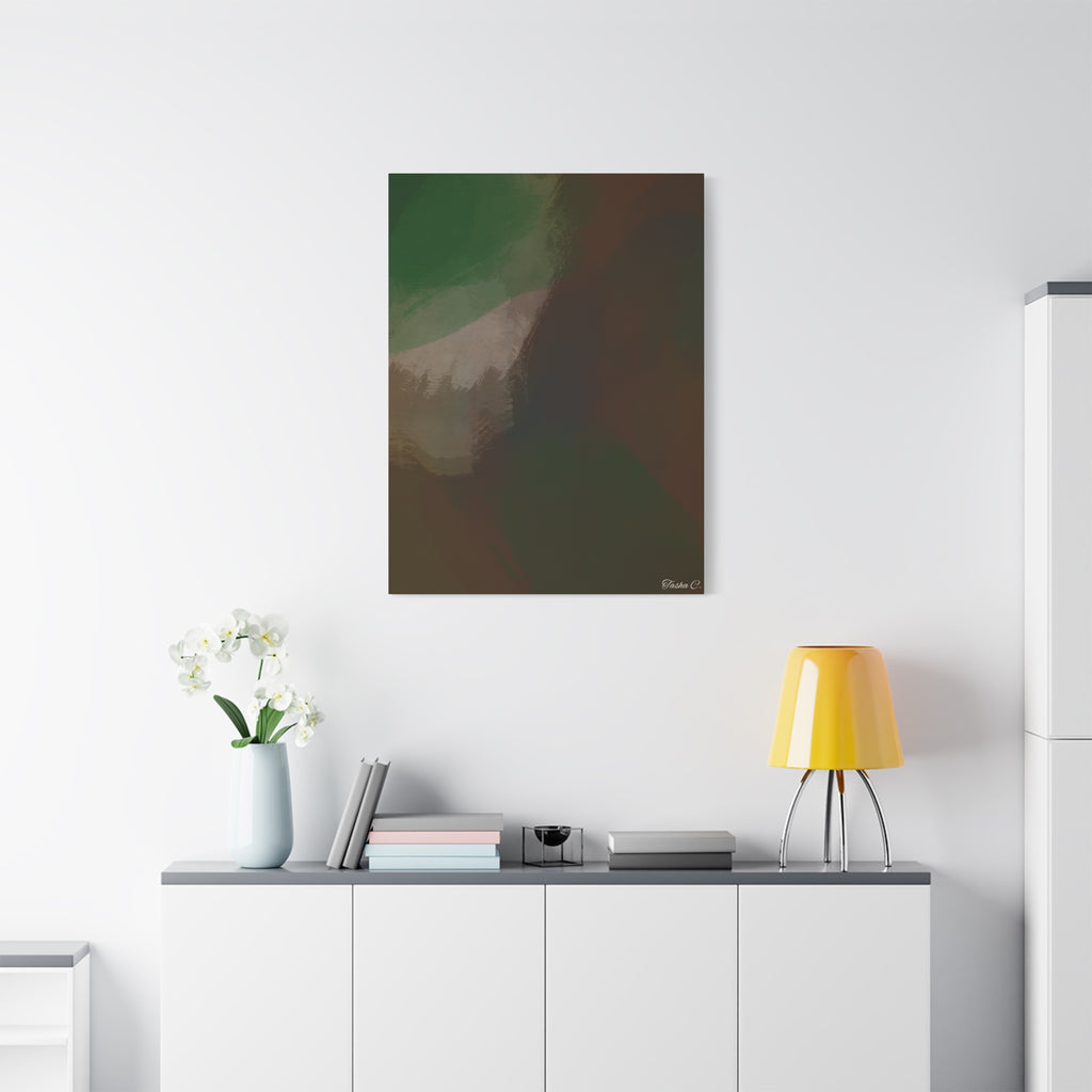Abstract Forest Haze Canvas - Extra Large Wall Art - 30x40in