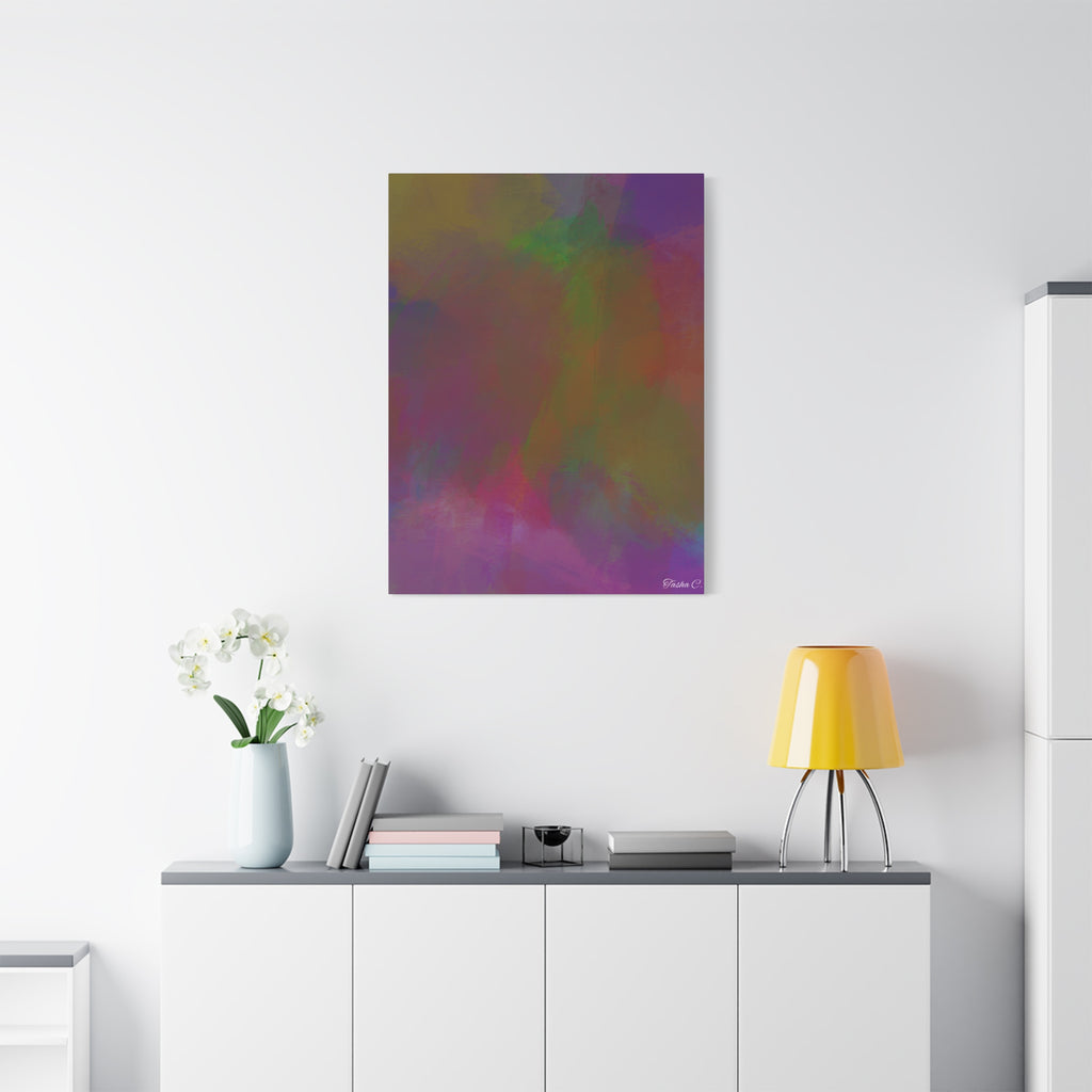 Abstract Color Wash Matte Canvas - Extra Large Wall Art - 30x40in