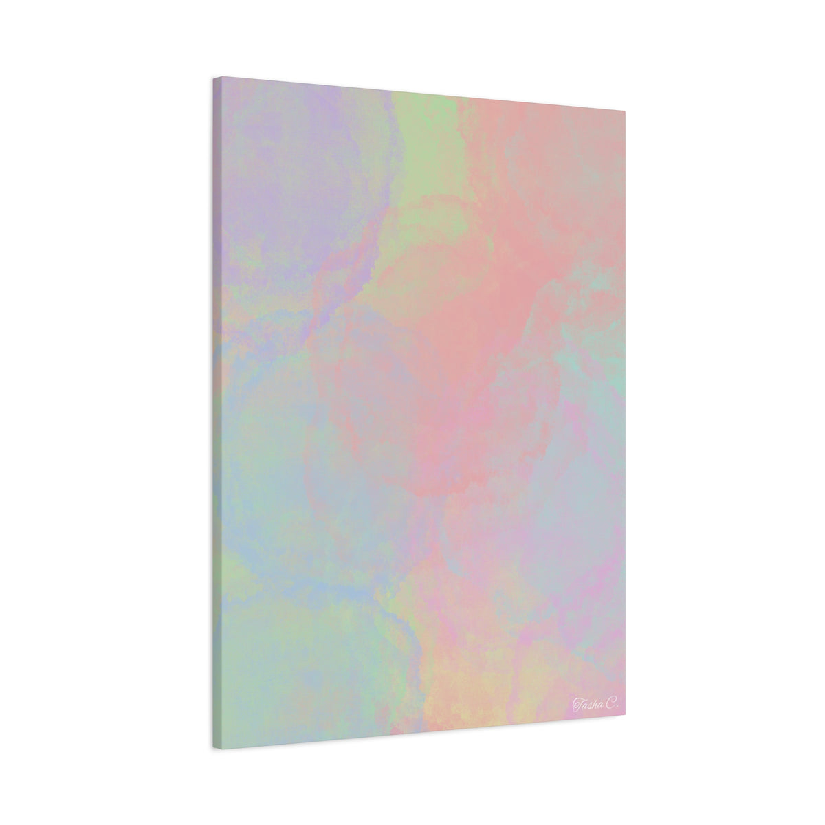 Original Pastel Marble Artwork - Extra Large Wall Art - 30x40in