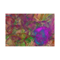 Original Abstract Colorful Swirls Matte Canvas - Luxury Extra large Wall Art - 60x40