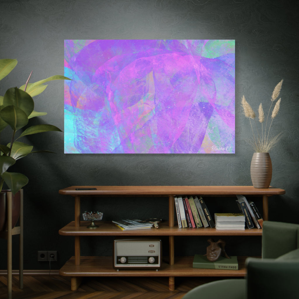 Original Pastel Abstract Watercolor Canvas - Luxury Extra large Wall Art - 60x40