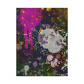 Abstract Paint Splatter Matte Canvas - Extra Large Wall Art - 30x40in