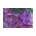 Original Abstract Purple Green Matte Canvas - Luxury Extra large Wall Art - 60x40