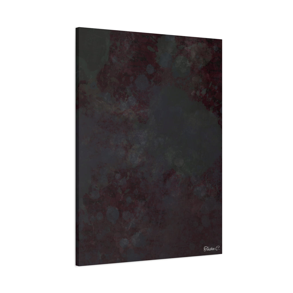 Abstract Dark Maroon Texture Canvas - Extra Large Wall Art - 30x40in