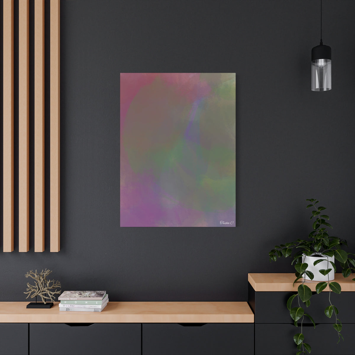 Abstract Watercolor Mood Canvas - Extra Large Wall Art - 30x40in