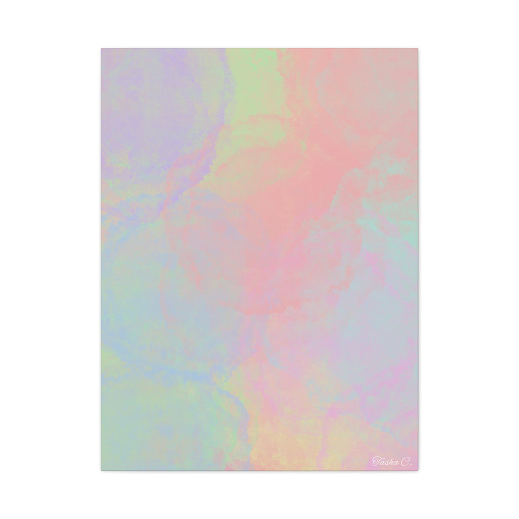 Original Pastel Marble Artwork - Extra Large Wall Art - 30x40in