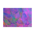 Original Abstract Colorful Swirl Matte Canvas - Luxury Extra large Wall Art - 60x40