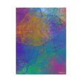 Abstract Colorful Watercolor Art Canvas - Extra Large Wall Art - 30x40in