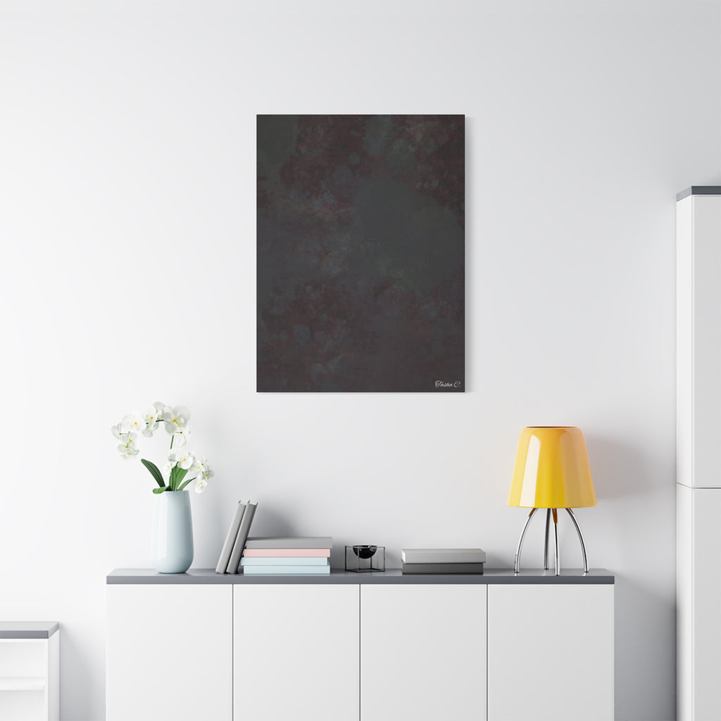 Abstract Dark Maroon Texture Canvas - Extra Large Wall Art - 30x40in