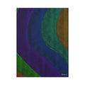 Abstract Wavy Color Stripes Canvas - Extra Large Wall Art - 30x40in