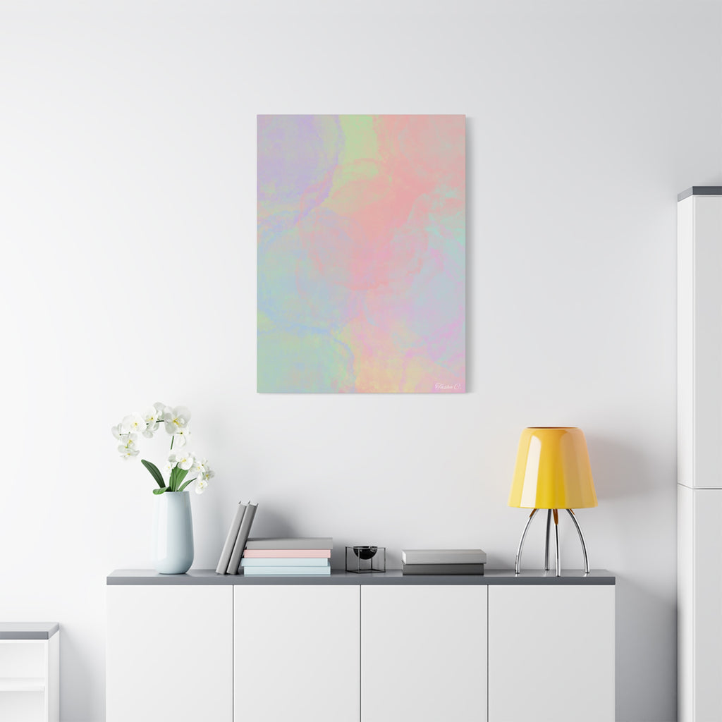 Original Pastel Marble Artwork - Extra Large Wall Art - 30x40in