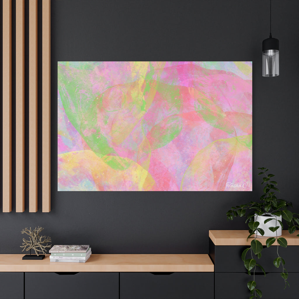 Original Pastel Abstract Watercolor Canvas - Luxury Extra large Wall Art - 60x40