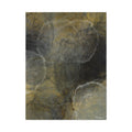 Abstract Golden Ink Circles Matte Canvas - Extra Large Wall Art - 30x40in