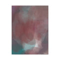 Blush Teal Abstract Watercolor Canvas - Extra Large Wall Art - 30x40in