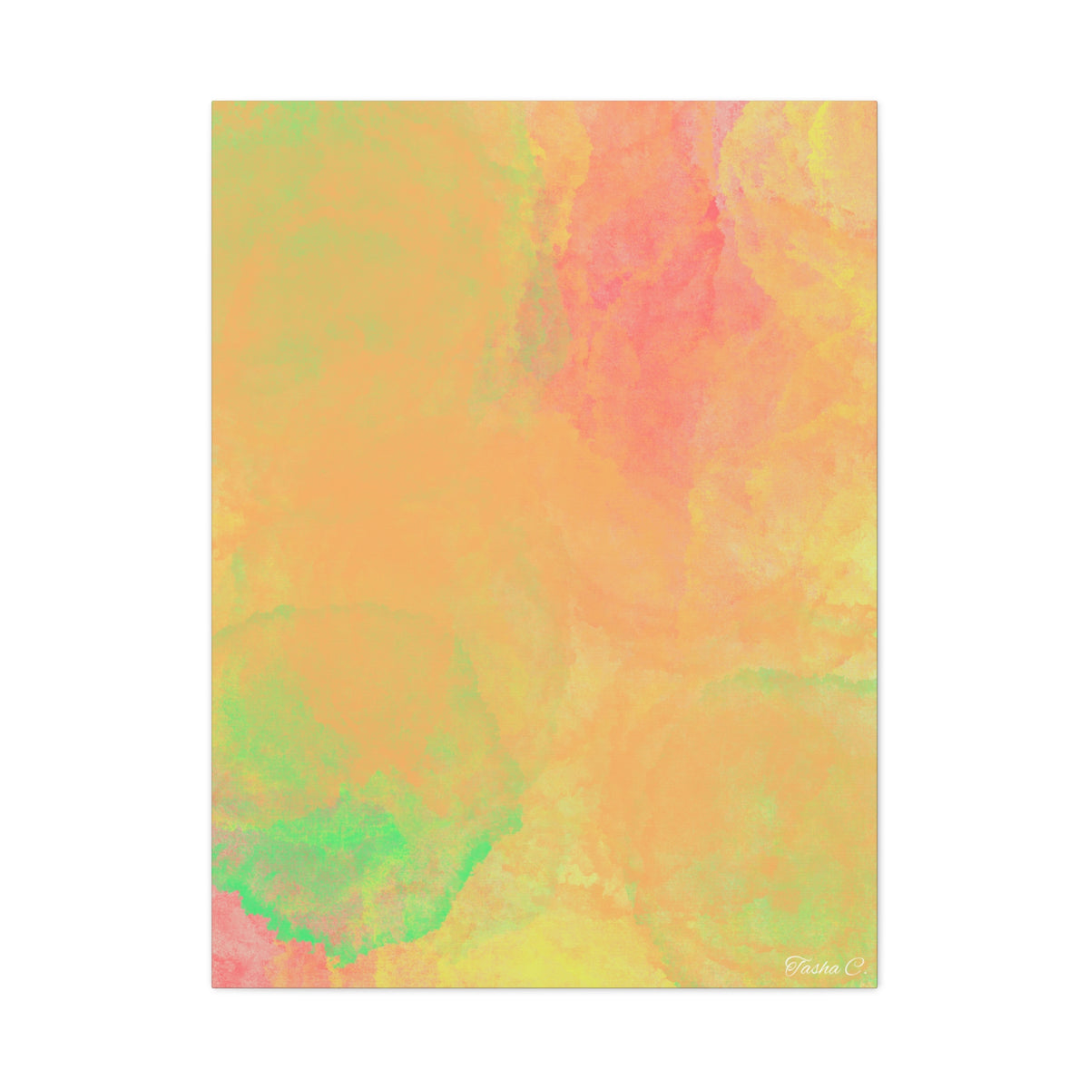 Original Abstract Watercolor - Extra Large Wall Art - 30x40