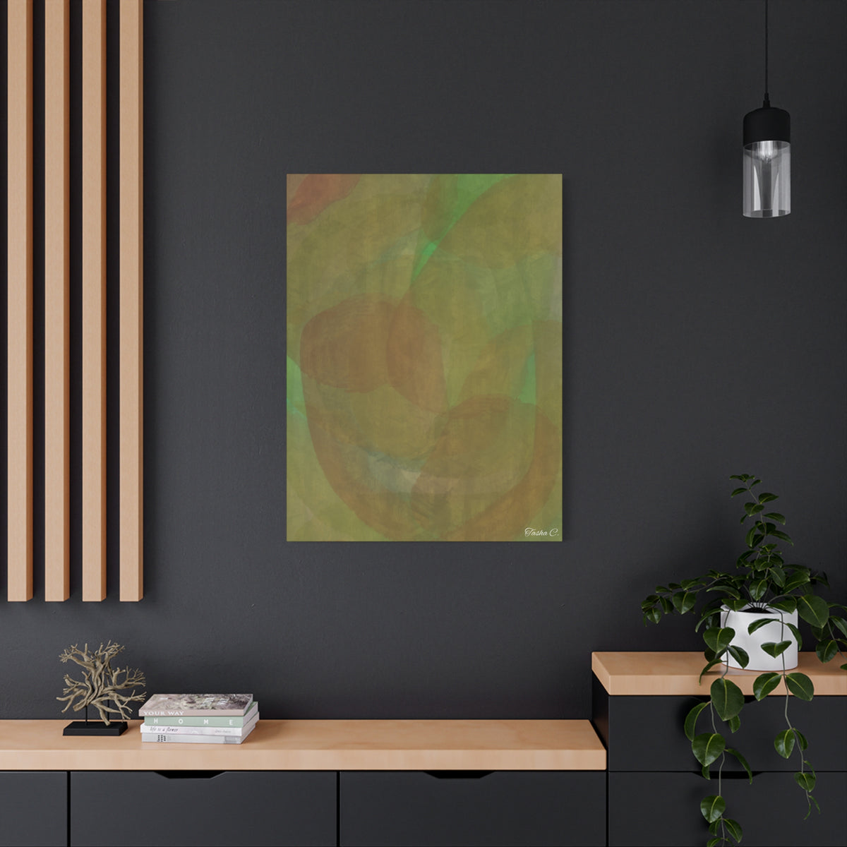 Abstract Earth Tones Canvas - Extra Large Wall Art - 30x40in