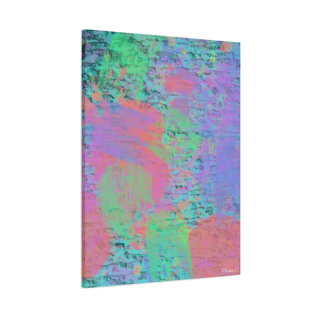 Abstract Pastel Texture Canvas - Extra Large Wall Art - 30x40in
