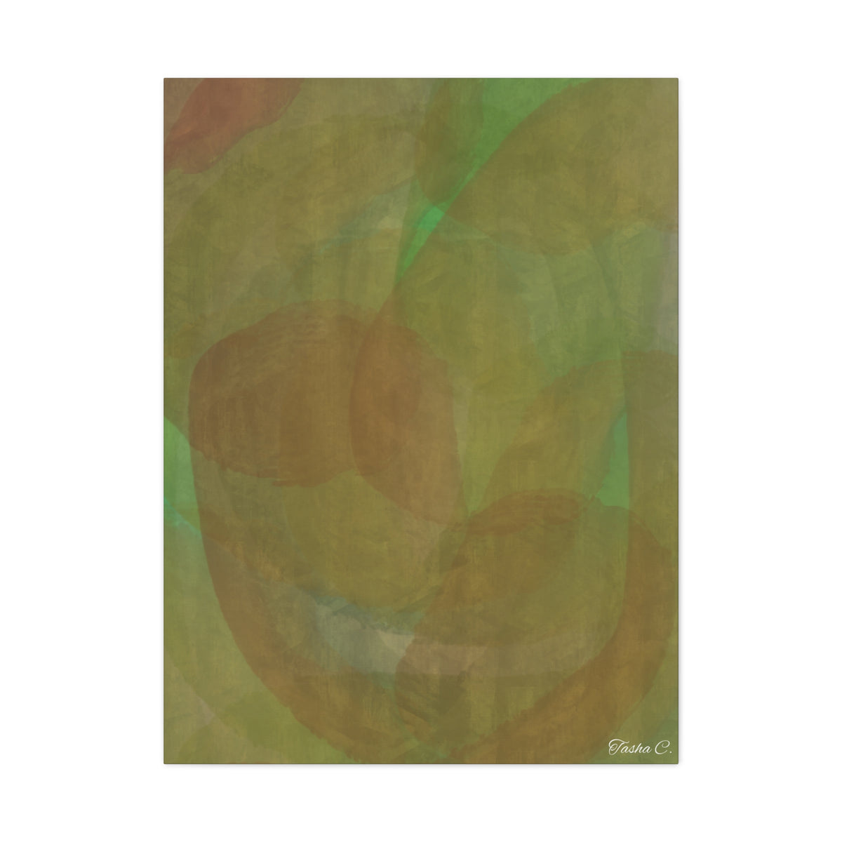 Abstract Earth Tones Canvas - Extra Large Wall Art - 30x40in