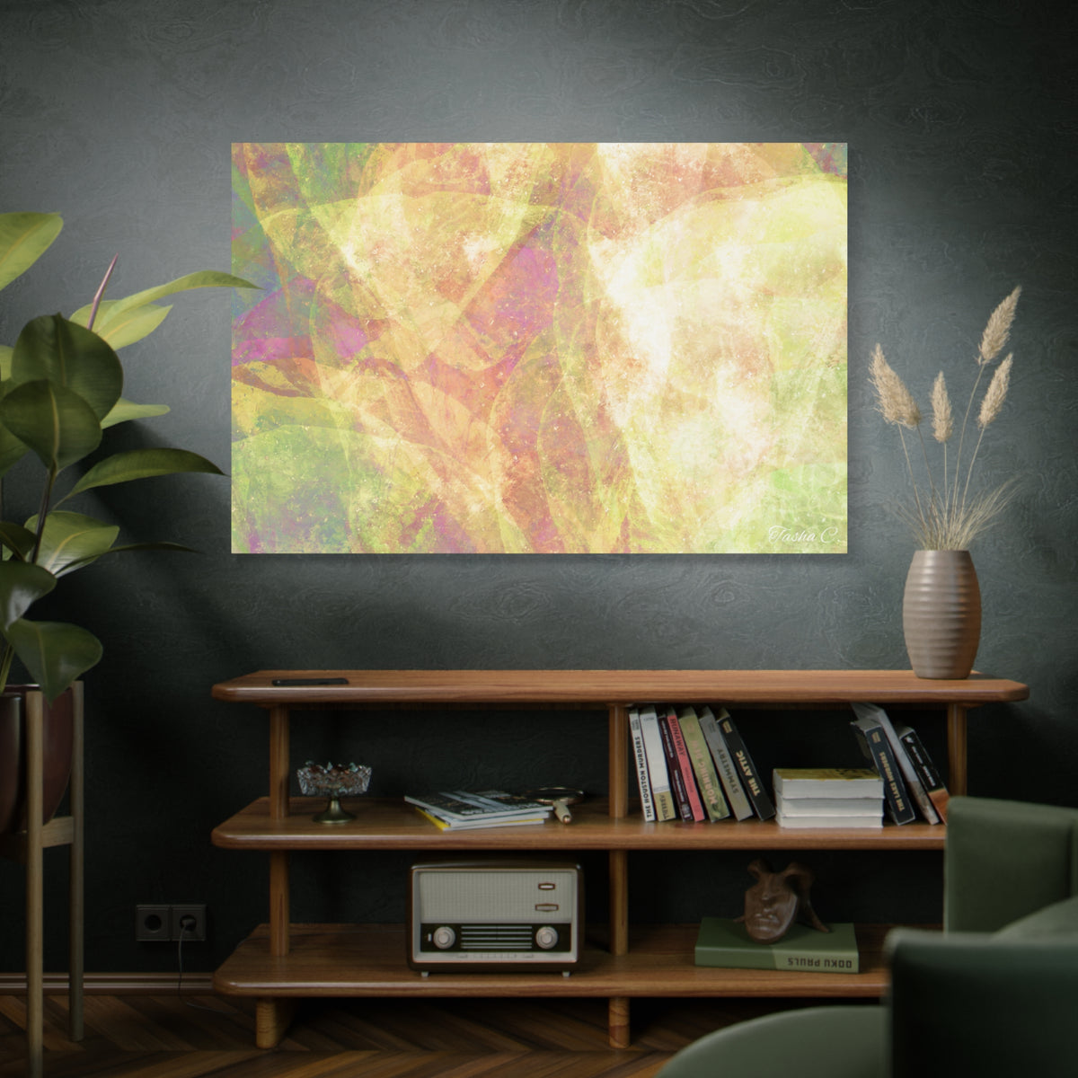 Original Abstract Pastel Texture Canvas - Luxury Extra Large Wall Art - 60x40