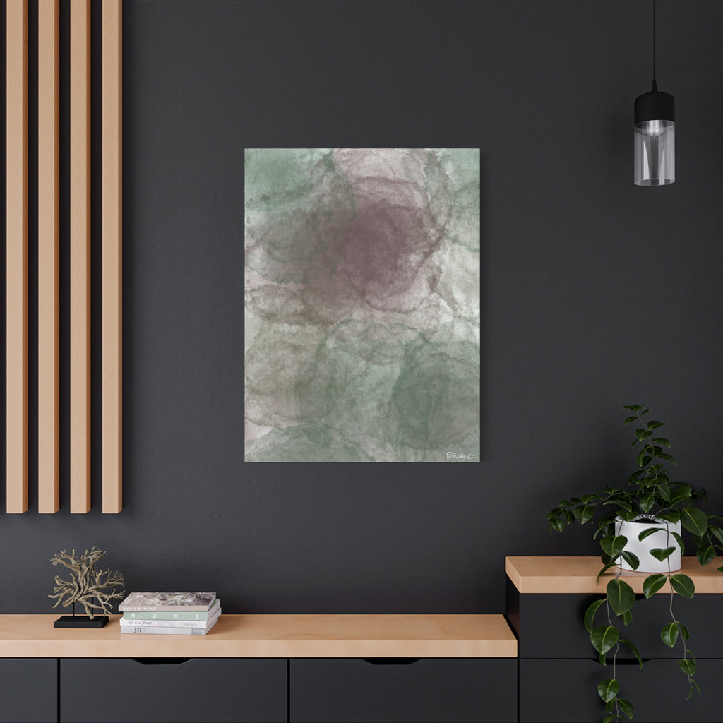 Abstract Watercolor Smoke Canvas - Extra Large Wall Art - 30x40in