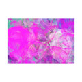 Original Pink Abstract Bubbles Matte Canvas - Luxury Extra Large Wall Art - 60x40