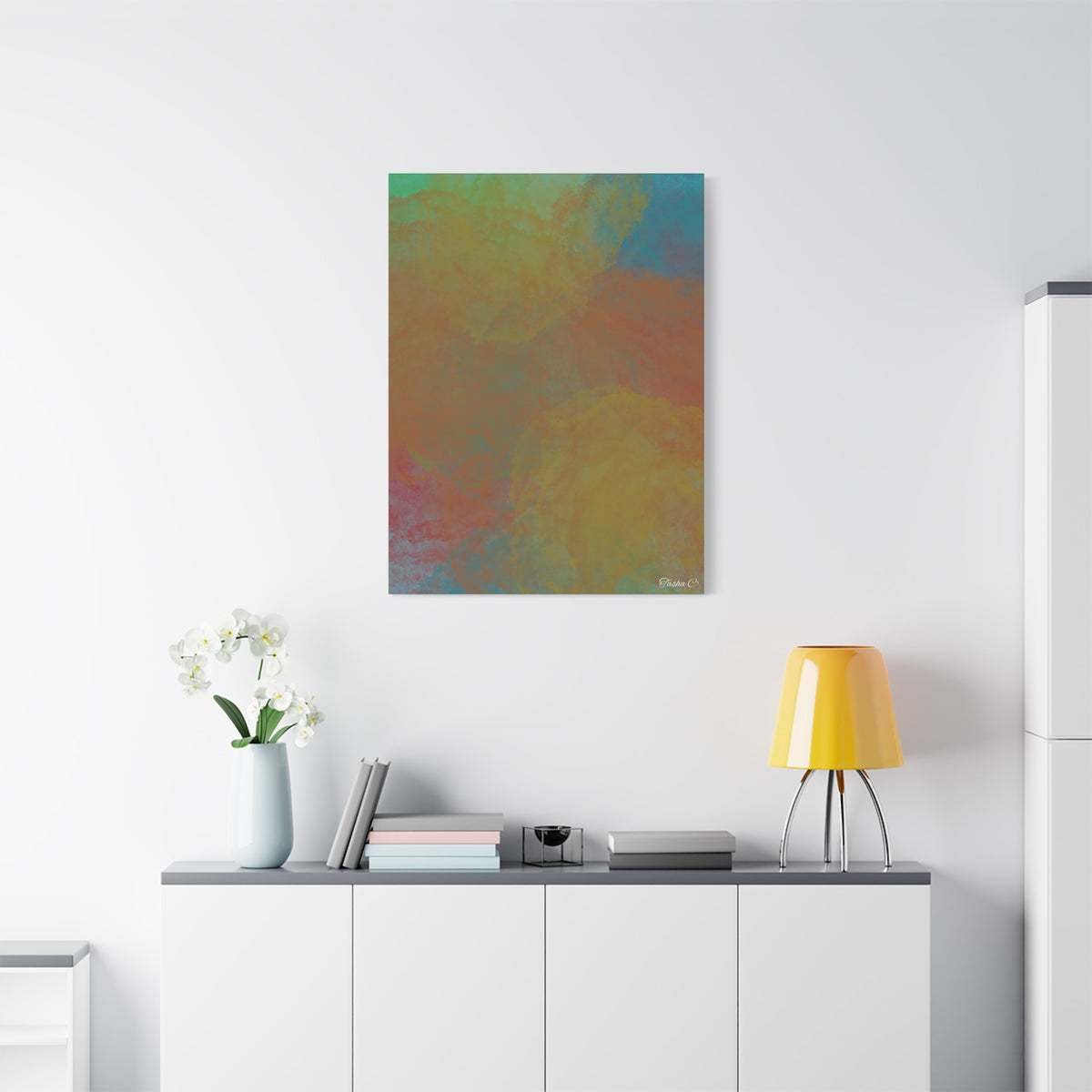 Original Colorful matte Canvas - Extra Large Wall Art - 30x40in