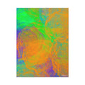 Original Abstract Neon Marble - Extra Large Wall Art - 30x40in