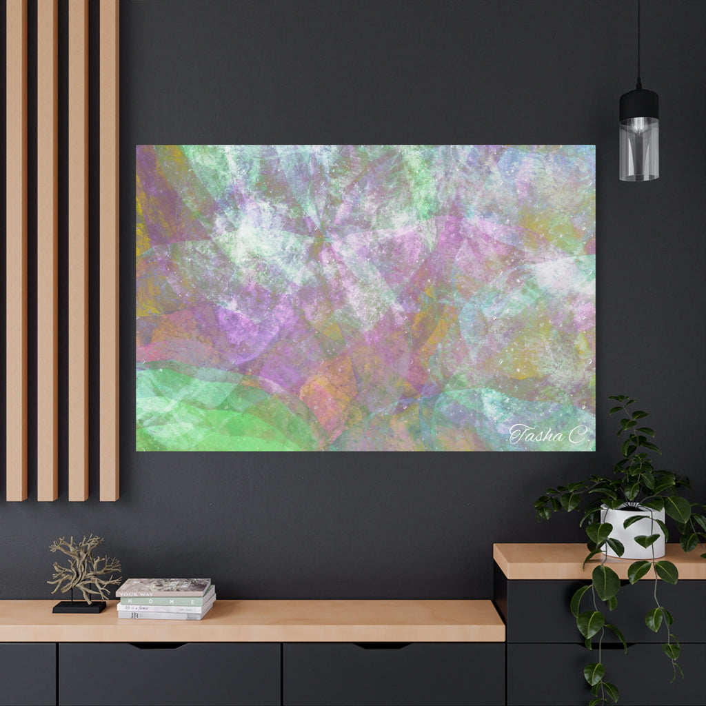 Original Abstract Pastel Texture Matte Canvas - Luxury Extra large Wall Art - 60x40