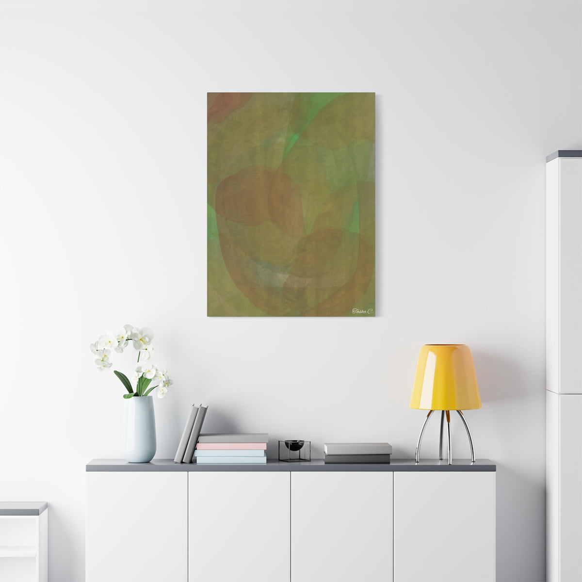 Abstract Earth Tones Canvas - Extra Large Wall Art - 30x40in