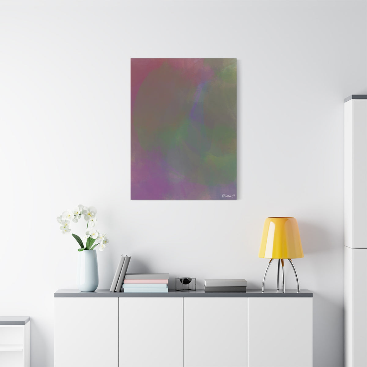 Abstract Watercolor Mood Canvas - Extra Large Wall Art - 30x40in
