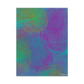 Abstract Watercolor Circles Matte Canvas - Extra Large Wall Art - 30x40in