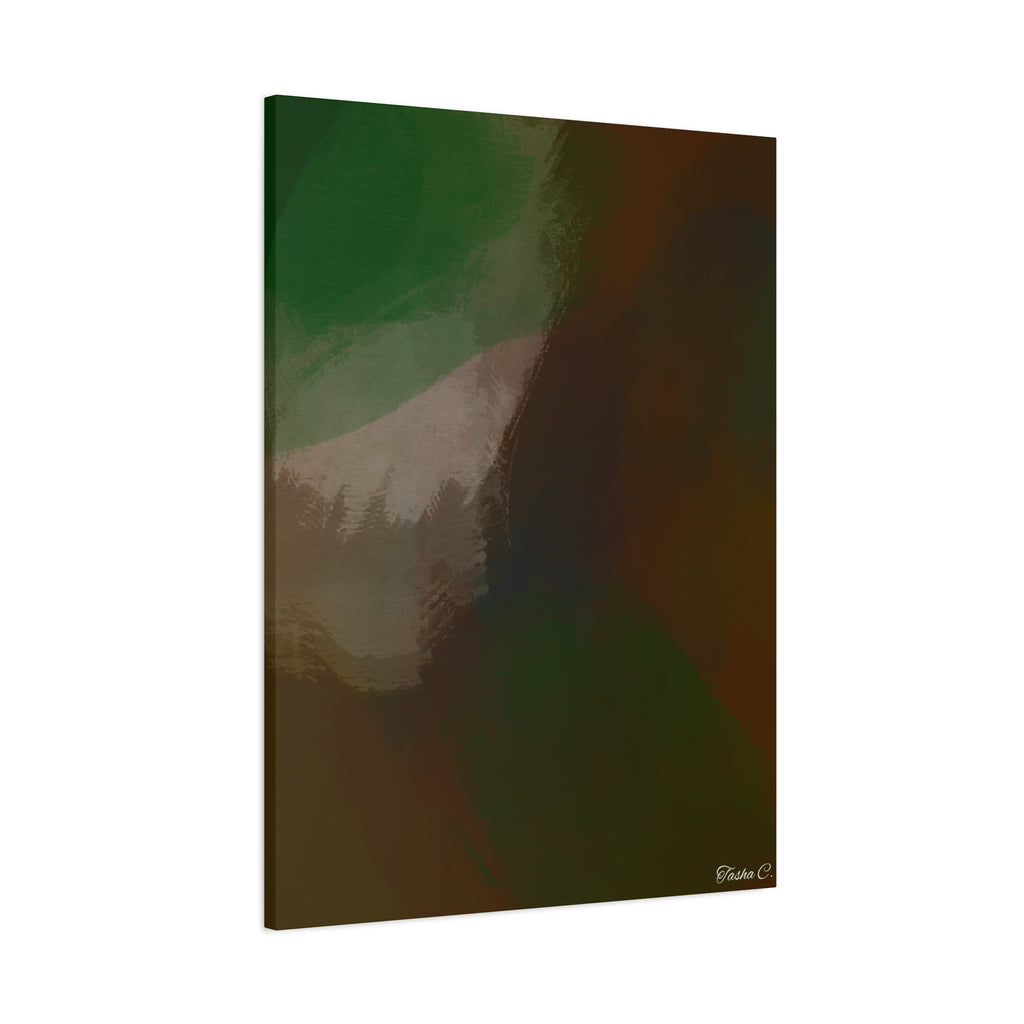 Abstract Forest Haze Canvas - Extra Large Wall Art - 30x40in
