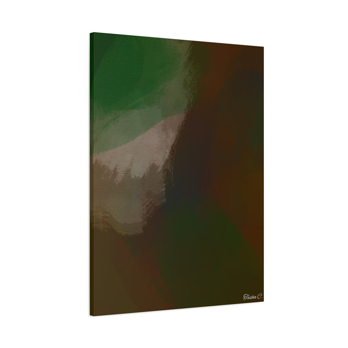 Abstract Forest Haze Canvas - Extra Large Wall Art - 30x40in