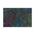 Original Abstract Green Blue Red Texture Matte Canvas - Luxury Extra Wall Art-60x40