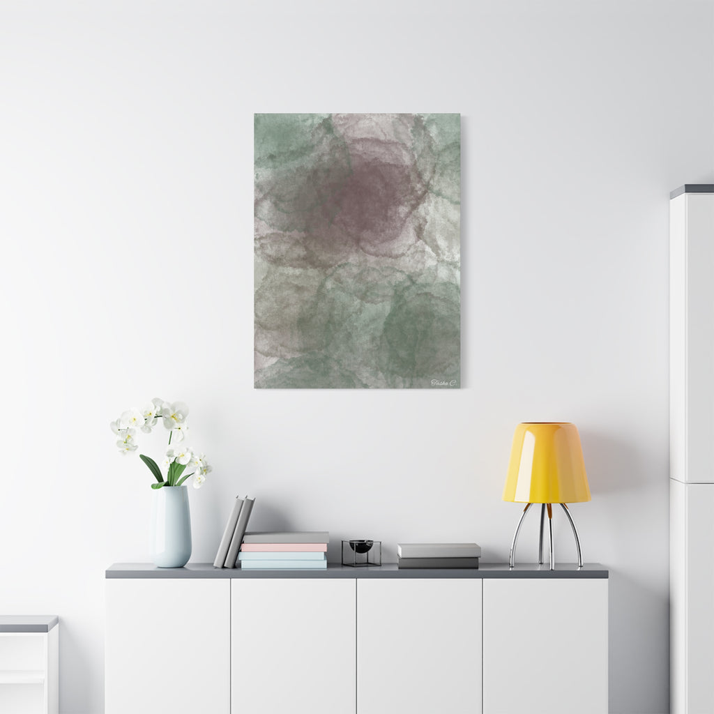 Abstract Watercolor Smoke Canvas - Extra Large Wall Art - 30x40in