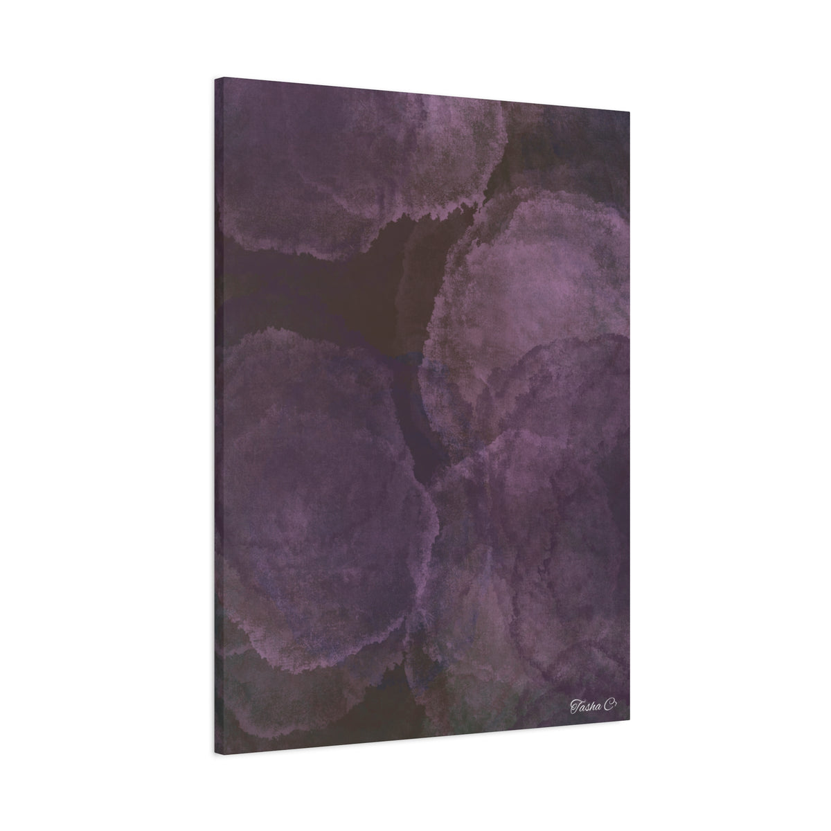 Purple Ink Bloom Canvas - Extra Large Wall Art - 30x40in