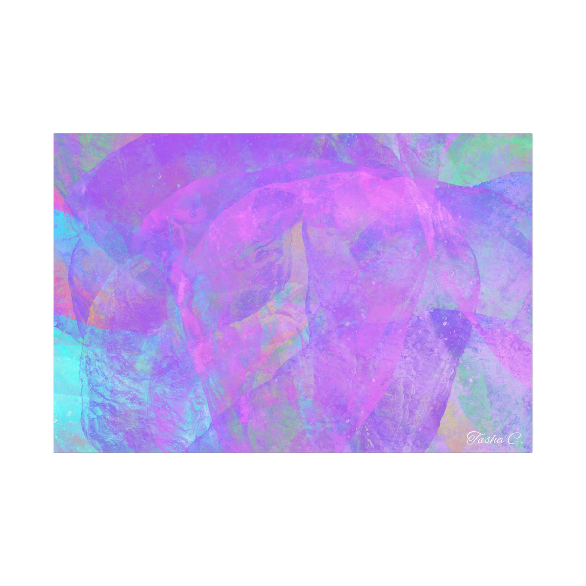 Original Pastel Abstract Watercolor Canvas - Luxury Extra large Wall Art - 60x40