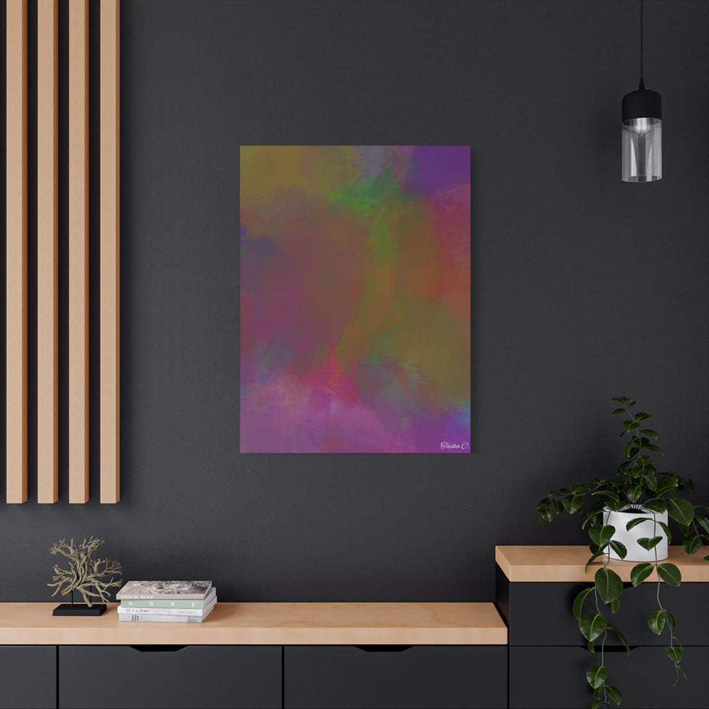 Abstract Color Wash Matte Canvas - Extra Large Wall Art - 30x40in