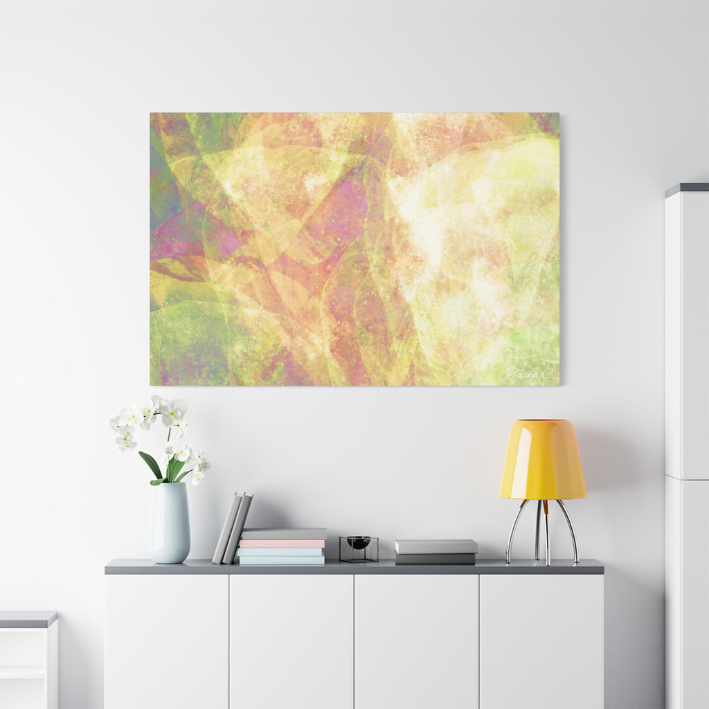 Original Abstract Pastel Texture Canvas - Luxury Extra Large Wall Art - 60x40