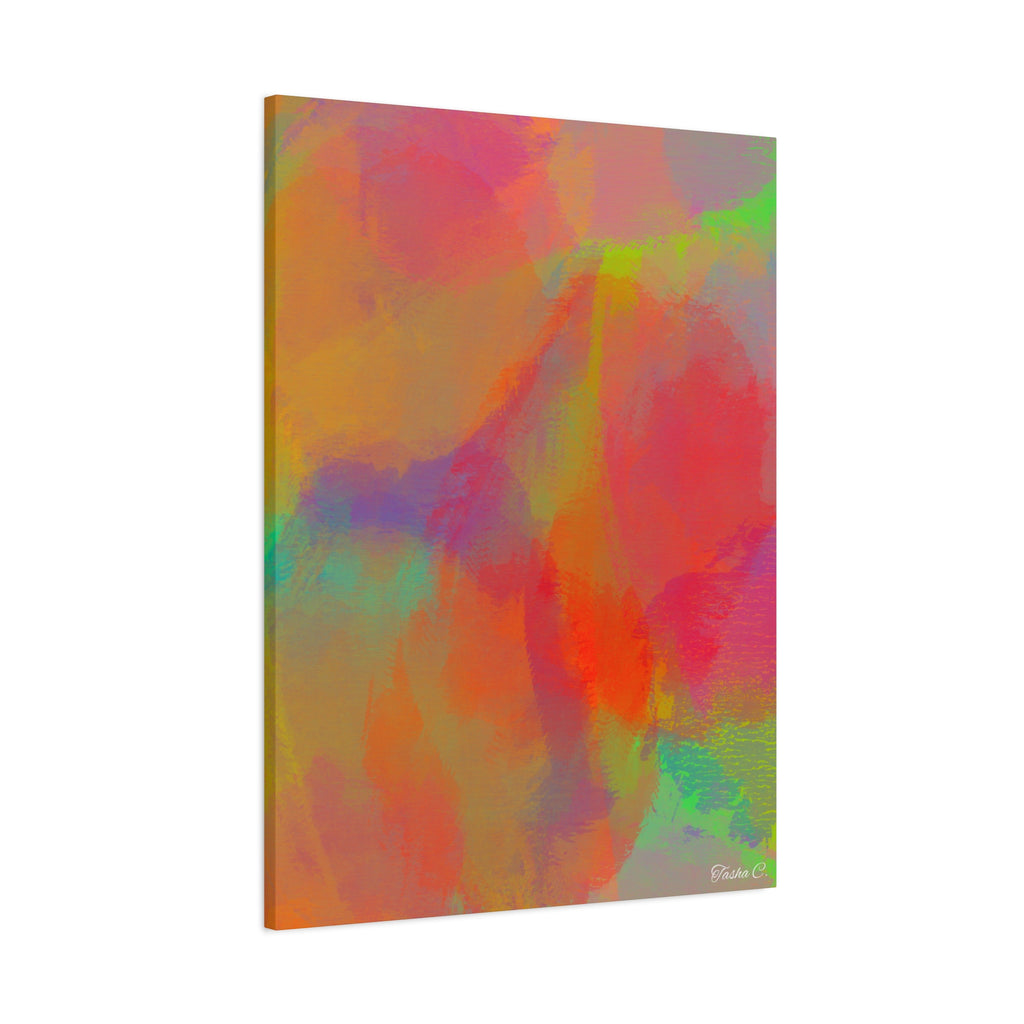 Abstract Colorful Brushstrokes Canvas - Extra Large Wall Art - 30x40in